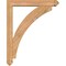 Ekena Millwork Thorton Arts and Crafts Smooth Bracket w/ Offset Brace, Western Red Cedar, 5 1/2"W x 32"D x 40"H BKT0604X32X40THR03SWR - alternate 4